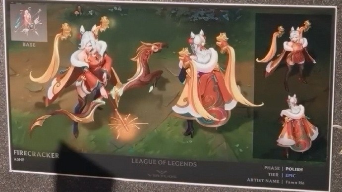 LOL皮肤爆料：圣堂佛耶戈1月22上线 神龙烈焰萨勒芬妮2月5上线